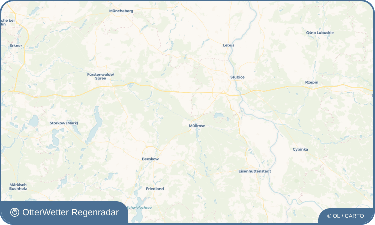 OtterWetter Regenradar-Widget Dubrow