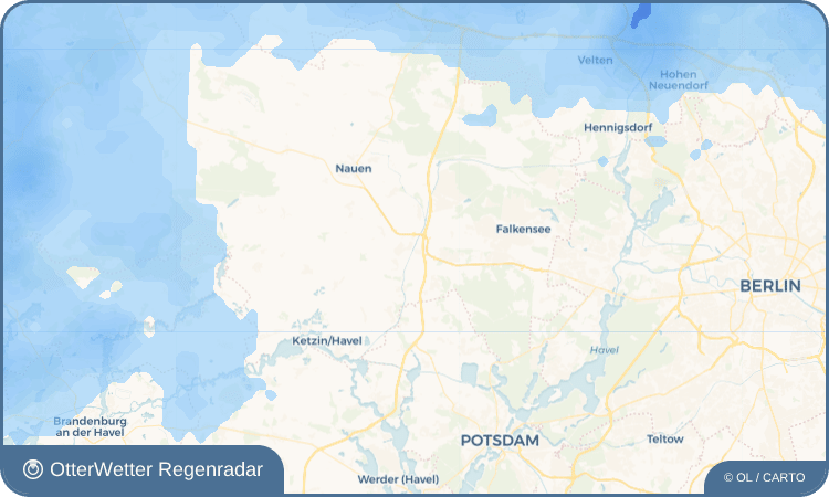 OtterWetter Regenradar-Widget Dyrotz