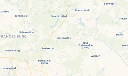 Regenradar Vorschaubild - Aktuelle Niederschläge in Eberswalde und Umgebung