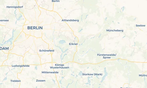 Regenradar Vorschaubild - Aktuelle Niederschläge in Erkner und Umgebung