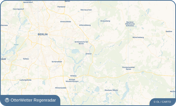 OtterWetter Regenradar-Widget Erkner