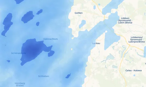 Regenradar Vorschaubild - Aktuelle Niederschläge in Falkenberg und Umgebung