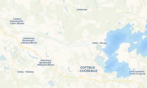 Regenradar Vorschaubild - Aktuelle Niederschläge in Fehrow - Prjawoz und Umgebung