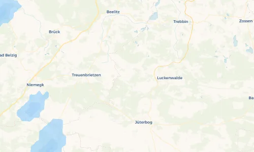 Regenradar Vorschaubild - Aktuelle Niederschläge in Felgentreu und Umgebung