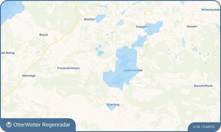 OtterWetter Regenradar-Widget Frankenförde