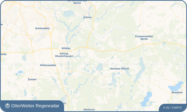 OtterWetter Regenradar-Widget Friedersdorf
