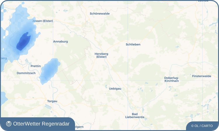 OtterWetter Regenradar-Widget Friedrichsluga