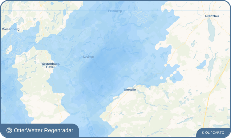 OtterWetter Regenradar-Widget Gandenitz