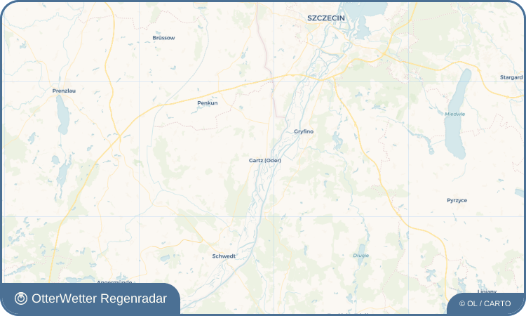 OtterWetter Regenradar-Widget Gartz (Oder)