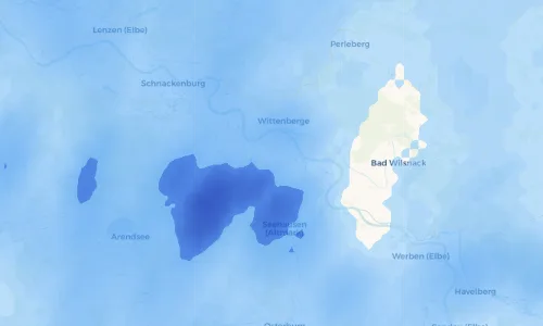 Regenradar Vorschaubild - Aktuelle Niederschläge in Geestgottberg und Umgebung