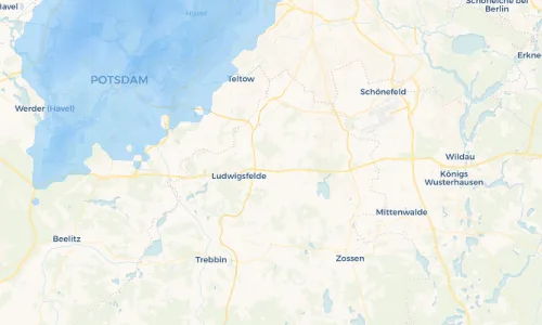 Regenradar Vorschaubild - Aktuelle Niederschläge in Genshagen und Umgebung