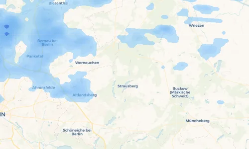 Regenradar Vorschaubild - Aktuelle Niederschläge in Gielsdorf und Umgebung