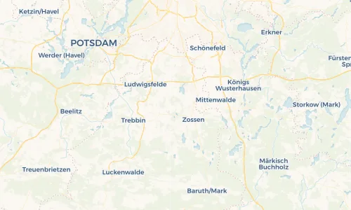 Regenradar Vorschaubild - Aktuelle Niederschläge in Glienick und Umgebung