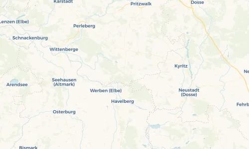 Regenradar Vorschaubild - Aktuelle Niederschläge in Glöwen und Umgebung