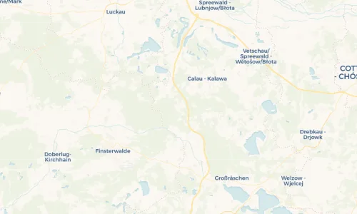 Regenradar Vorschaubild - Aktuelle Niederschläge in Gollmitz - Chańc und Umgebung