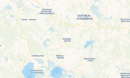 Regenradar Vorschaubild - Aktuelle Niederschläge in Golschow - Gólašow und Umgebung