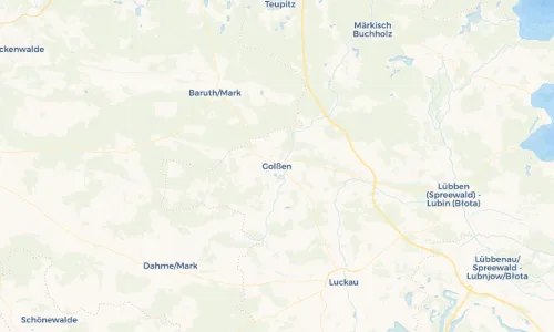 Regenradar Vorschaubild - Aktuelle Niederschläge in Golßen und Umgebung