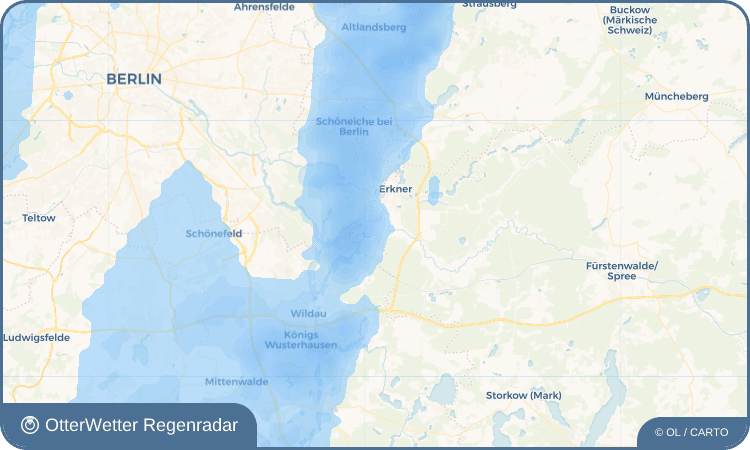 OtterWetter Regenradar-Widget Gosen-Neu Zittau