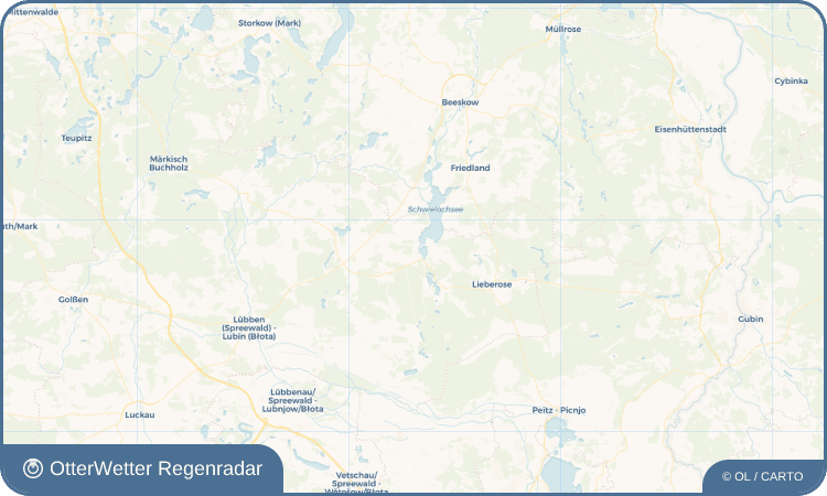 OtterWetter Regenradar-Widget Goyatz - Gójac