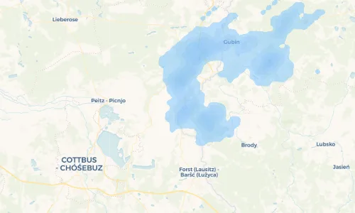 Regenradar Vorschaubild - Aktuelle Niederschläge in Grießen - Grěšna und Umgebung