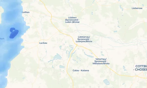 Regenradar Vorschaubild - Aktuelle Niederschläge in Groß Beuchow - Buchow und Umgebung