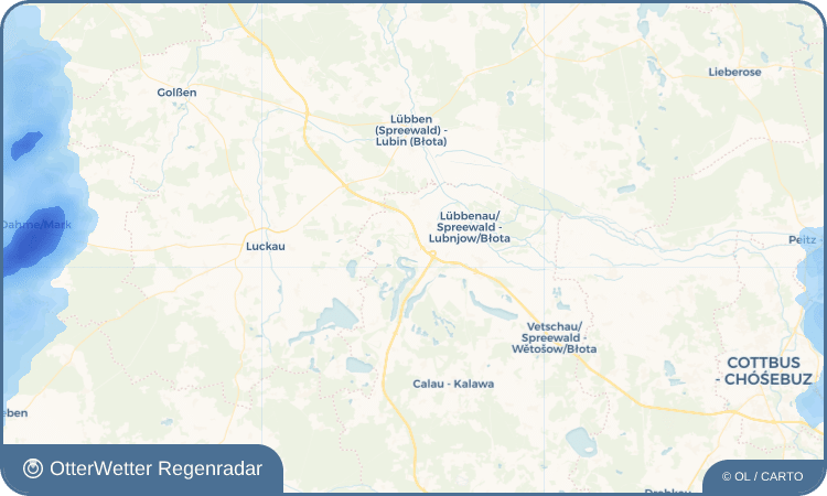 OtterWetter Regenradar-Widget Groß Beuchow - Buchow