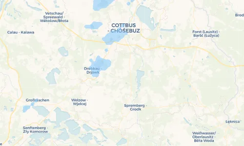 Regenradar Vorschaubild - Aktuelle Niederschläge in Groß Döbbern - Wjelike Dobrynje und Umgebung