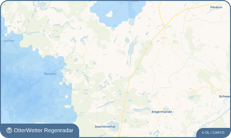 Widget-Vorschau für Groß Fredenwalde Wetter-Widget-Vorschau mit Vorhersagedaten für Groß Fredenwalde