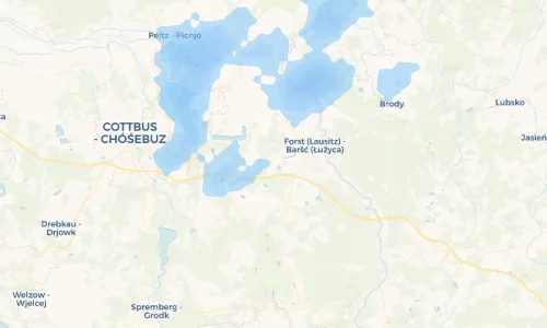 Regenradar Vorschaubild - Aktuelle Niederschläge in Groß Jamno - Jamne und Umgebung