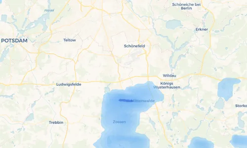 Regenradar Vorschaubild - Aktuelle Niederschläge in Groß Kienitz und Umgebung