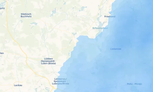 Regenradar Vorschaubild - Aktuelle Niederschläge in Groß Leine - Wjelike Linje und Umgebung