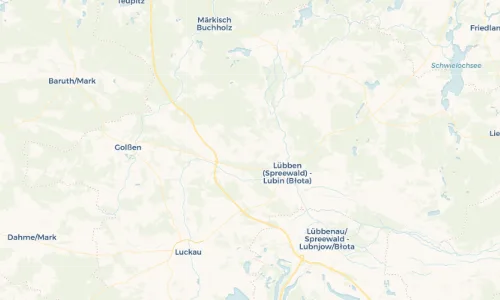 Regenradar Vorschaubild - Aktuelle Niederschläge in Groß Lubolz - Wjelike Lubolce und Umgebung