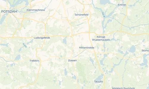 Regenradar Vorschaubild - Aktuelle Niederschläge in Groß Machnow und Umgebung