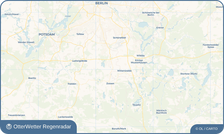 OtterWetter Regenradar-Widget Groß Machnow