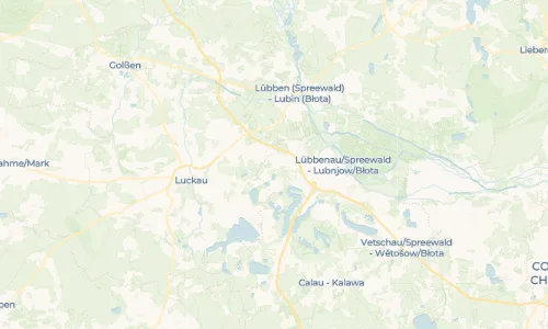 Regenradar-Vorschau: aktuelle Niederschläge in Groß Radden - Radyń und Umgebung