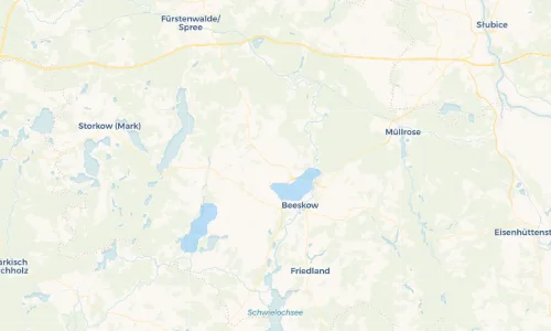 Regenradar Vorschaubild - Aktuelle Niederschläge in Groß Rietz und Umgebung