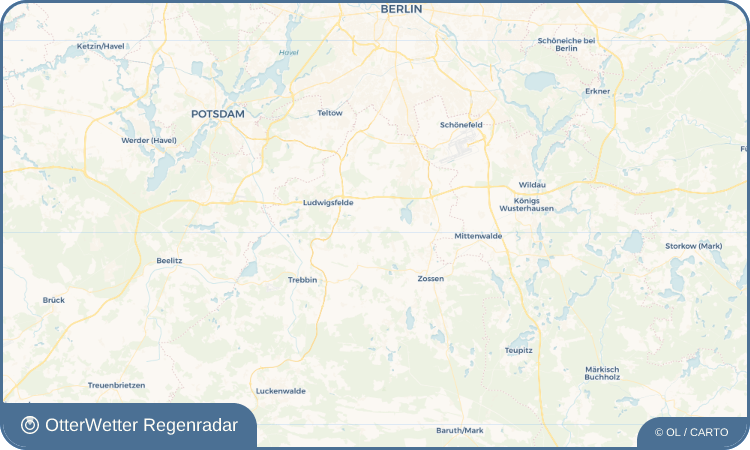 OtterWetter Regenradar-Widget Groß Schulzendorf