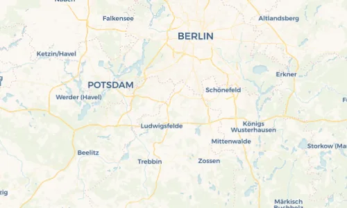 Regenradar Vorschaubild - Aktuelle Niederschläge in Großbeeren und Umgebung
