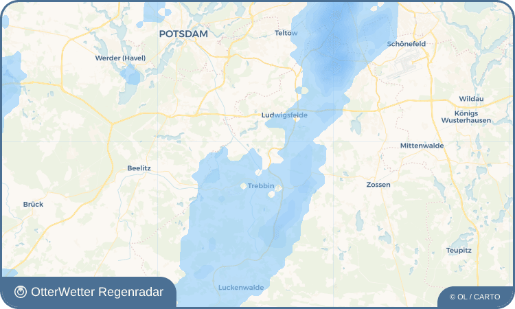 Widget-Vorschau für Großbeuthen Wetter-Widget-Vorschau mit Vorhersagedaten für Großbeuthen