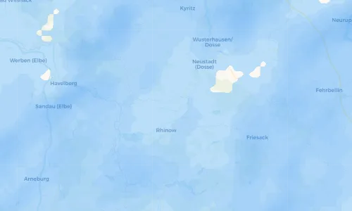 Regenradar Vorschaubild - Aktuelle Niederschläge in Großderschau und Umgebung