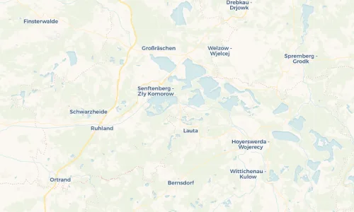 Regenradar Vorschaubild - Aktuelle Niederschläge in Großkoschen - Kóšyna und Umgebung