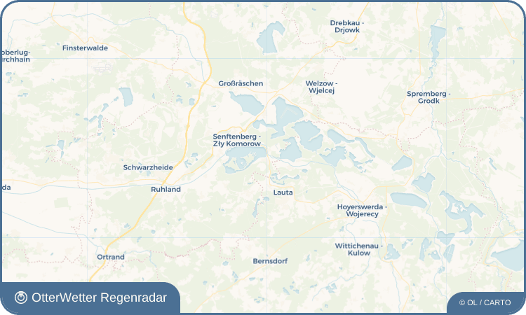 OtterWetter Regenradar-Widget Großkoschen - Kóšyna