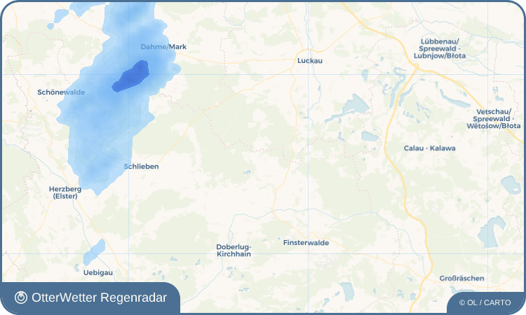Wetter-Widget-Vorschau mit Vorhersagedaten für Großkrausnik