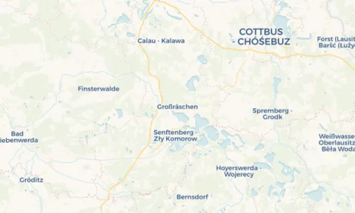 Regenradar Vorschaubild - Aktuelle Niederschläge in Großräschen und Umgebung