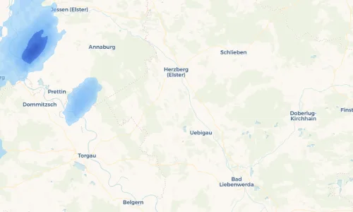 Regenradar Vorschaubild - Aktuelle Niederschläge in Großrössen und Umgebung