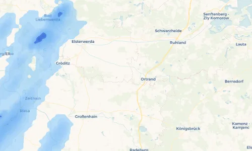 Regenradar Vorschaubild - Aktuelle Niederschläge in Großthiemig und Umgebung