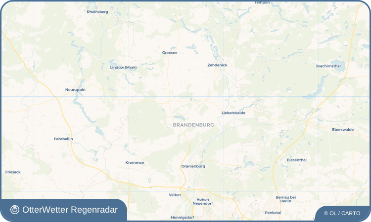 OtterWetter Regenradar-Widget Grüneberg