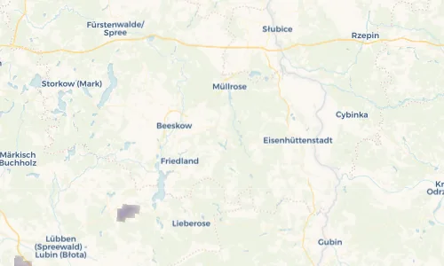 Regenradar Vorschaubild - Aktuelle Niederschläge in Grunow und Umgebung