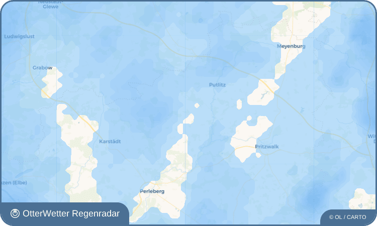 OtterWetter Regenradar-Widget Gülitz