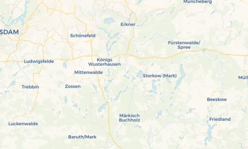 Regenradar Vorschaubild - Aktuelle Niederschläge in Gussow und Umgebung
